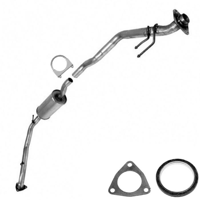 2007 Honda Fit Sport Hatchback 4Door 1.5L Exhaust Resonator Pipe