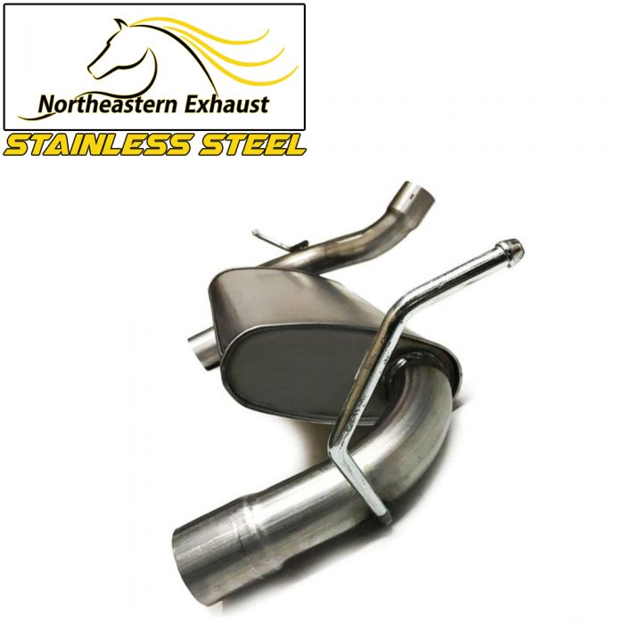 2008 Jeep Wrangler X  Stainless Steel Axle-Back Rear Exhaust Muffler |  Time Auto Parts