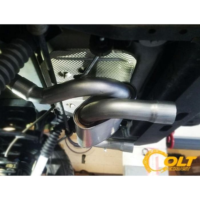 2011 Jeep Wrangler Unlimited X  Stainless Steel Axle-Back Rear Exhaust  Muffler | Time Auto Parts