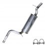 2007 Mazda 3 L4 2.0L Stainless Muffler Assembly Rear Fed. Emiss