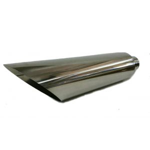 Universal 2.5" ID 4" OD 18" Long Stainless steel  exhaust tip