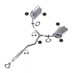 2011 Subaru Tribeca Touring Sport Utility 4-Door 3.6L Stainless Steel Cat-Back Exhaust Kit w/ Hangers + Bolts