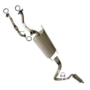 1999 Toyota LandCruiser 4.7L Stainless Steel Flex Pipe Resonator Muffler Exhaust System Kit