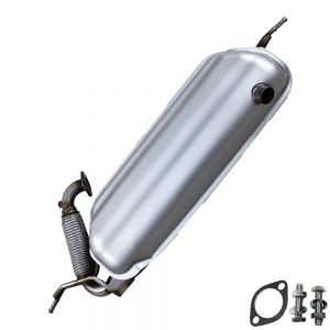 2011 Smart Fortwo 1.0L Stainless Steel Rear Muffler