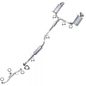 2010 Acura TL Base Sedan 4-Door 3.5L Stainless Steel Front Flex Pipe Resonator Muffler