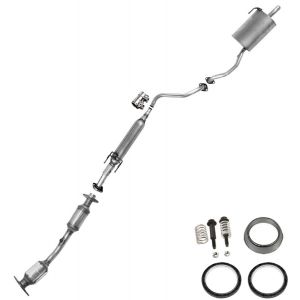 2014 Nissan Versa Note S Hatchback 4-Door 1.6L Catalytic Resonator & Muffler Exhaust System Kit