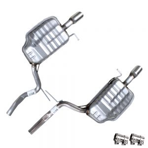 2008 Audi A4 Quattro Trendy Sedan 2.0L  Stainless steel pair of Exhaust Muffler Tailpipes