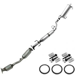 2011 Nissan Versa S Hatchback 4-Door 1.8L Catalytic Resonator Pipe Muffler Exhaust System