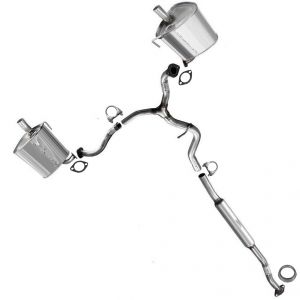 2008 Subaru Outback Limited wagon 2.5L Stainless Steel Resonator Pipe Muffler Exhaust System Kit