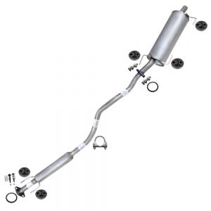 2009 Nissan Versa S Hatchback 4-Door 1.8L Stainless Steel Exhaust Kit with hangers and bolts