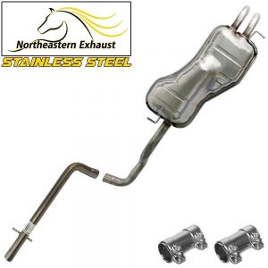 2002 VW Beetle 1.9L Stainless Steel Resonator Muffler Exhaust Kit after Catalytic