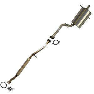 2007 Subaru Impreza sedan 2.5L Stainless Steel Resonator Muffler Exhaust System Kit
