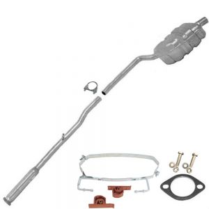 2002 Mini Cooper S Hatchback 2-Door 1.6L Resonator Muffler Exhaust System with Bolts and Hangers