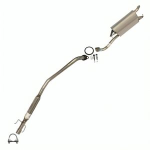 2004 Toyota Corolla LE Sedan 4-Door 1.8L Stainless Steel Muffler Resonator Pipe Exhaust System Kit