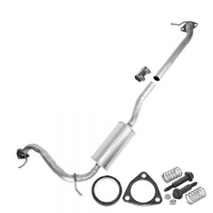 2011 Honda Fit Sport Hatchback 4-Door 1.5L Stainless Steel Exhaust Resonator Pipe w/ Spring bolt kit