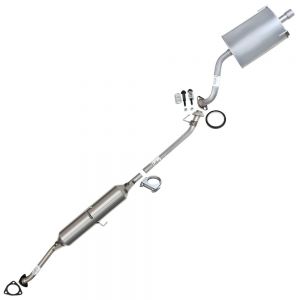 2006 Honda CR-V LX Sport Utility 4-Door 2.4L Stainless Steel Resonator Muffler Exhaust Kit