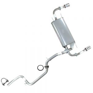 2011 Mazda 3 GT Sedan 4-Door 2.5L Stainless Steel Intermediate Pipe Muffler Exhaust Kit