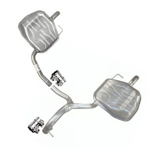 2010 Volvo V70 3.2 Wagon 4-Door 3.2L Stainless Steel Passenger & Driver Side Muffler