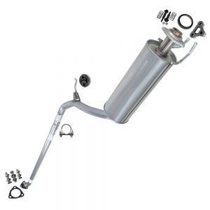 2007 Honda Civic LX Coupe 2-Door 1.8L Stainless Steel Resonator Pipe with Hangers + Bolts
