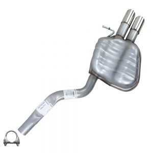 2008 Volkswagen Jetta 2.0T Sedan 4-Door 2.0L Stainless Steel Rear Exhaust Muffler