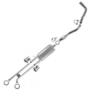 2010 Toyota Tundra Limited Crew Cab Pickup 4-Door 5.7L 5663CC 345Cu. In. V8 GAS Direct-Fit Resonator Muffler Exhaust Kit