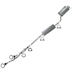 2004 Honda Pilot LX Sport Utility 4-Door 3.5L Stainless Steel Complete Exhaust System Kit