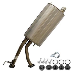 2001 Toyota Sequoia SR5 Sport Utility 4-Door 4.7L Stainless Steel Exhaust Muffler with Hangers + Bolts 