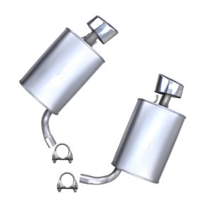 2017 Honda Accord Touring Sedan 4-Door 3.5L Stainless Steel Pair of Exhaust Mufflers