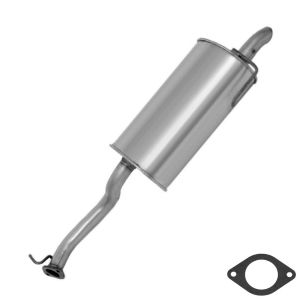 2000 Subaru Legacy Sedan H4 2.5L Muffler Assembly Two Converter Bodies