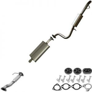 2006 Ford Escape XLS Sport Utility 4-Door 2.3L Front Flex Pipe Resonator Muffler with Hangers + Bolts