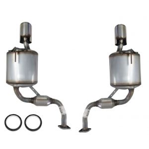 2009 Nissan Maxima SV Sedan 4-Door 3.5L Stainless Steel Pair of Left and Right Exhaust Mufflers
