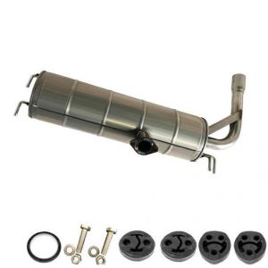 2003 Toyota RAV4 Base Sport Utility 4-Door 2.4L Exhaust Muffler Tailpipe with bolts and hangers