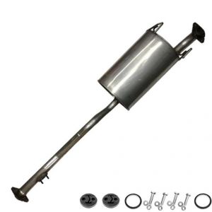 2000 Toyota 4Runner Limited Sport Utility 4-Door 3.4L Stainless Steel Exhaust Center Muffler with Hangers + Bolts