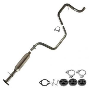 2005 Chevrolet Malibu Base Sedan 4-Door 2.2L Stainless Steel Exhaust Resonator with Hangers + Bolts