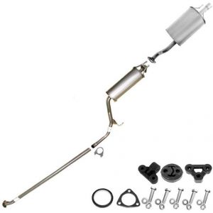 2007 Honda Civic EX Sedan 4-Door 1.8L Stainless Steel Exhaust Kit with Hangers + Bolts