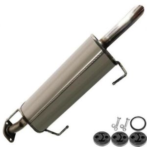 2008 Nissan Versa SL Sedan 4-Door 1.8L Stainless Steel Muffler with Hangers + Bolts