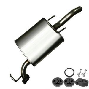 1994 Toyota Corolla LE Sedan 4-Door 1.8L Stainless Steel Muffler with Hangers + Bolts