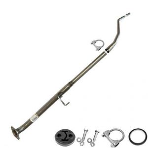 2005 Honda Civic LX Coupe 2-Door 1.7L Stainless Steel Intermediate Pipe with Hanger + Bolts