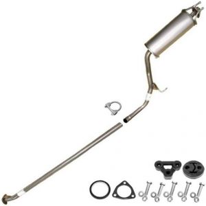 2001 Ford Focus SE Wagon 4-Door 2.0L Stainless Steel Resonator Pipe with Hangers + Bolts