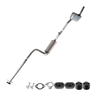 2002 Ford Focus ZTW Wagon 4-Door 2.0L Stainless Steel Exhaust Kit with Hangers + Bolts