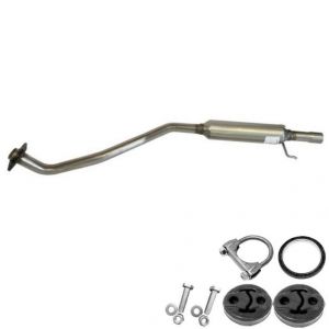 2005 Toyota Corolla LE Sedan 4-Door 1.8L Stainless Steel Resonator with Hangers + Bolts