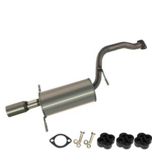 1999 Subaru Legacy Outback Wagon 4-Door 2.5L Stainless Steel Muffler Tailpipe with hangers and bolts