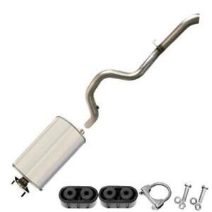 2003 Jeep Wrangler Sahara Sport Utility 2-Door 4.0L Stainless Steel Muffler Tail Pipe with Hangers + Bolts