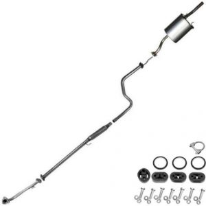 1999 Honda Civic GX Sedan 4-Door 1.6L Stainless Steel Resonator Muffler with Hangers + Bolts