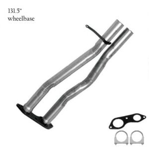 1998 GMC K1500 V8 5.7L H Pipe Requires 21282 muffler 131.5" wheelbase