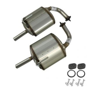 2007 Nissan Altima SE Sedan 4-Door 3.5L Pair of Mufflers with Hangers + Bolts