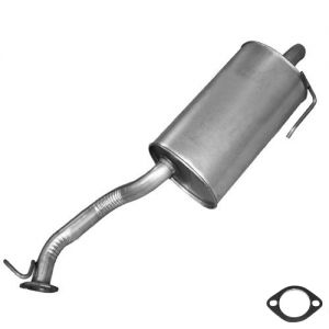 2004 Subaru Outback Wagon H4 2.5L Muffler Assembly Two Converter Bodies