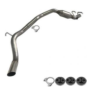 2001 Ford Explorer Sport Trac Base Crew Cab Pickup 4-Door 4.0L GAS SOHC Stainless Steel Resonator Tail Pipe with Hangers