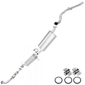 2003 Honda Element EX Sport Utility 4-Door 2.4L Catalytic Converter Muffler Tail Pipe Exhaust Kit