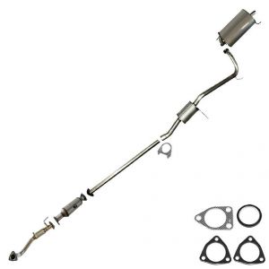 1998 Accord EXR sedan 2.3L Catalytic + Stainless Steel Exhaust Front Pipe Resonator Muffler